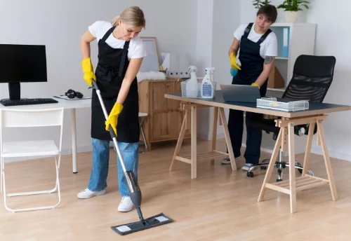 Nettoyage de bureau professionnel à Teissières-de-Cornet